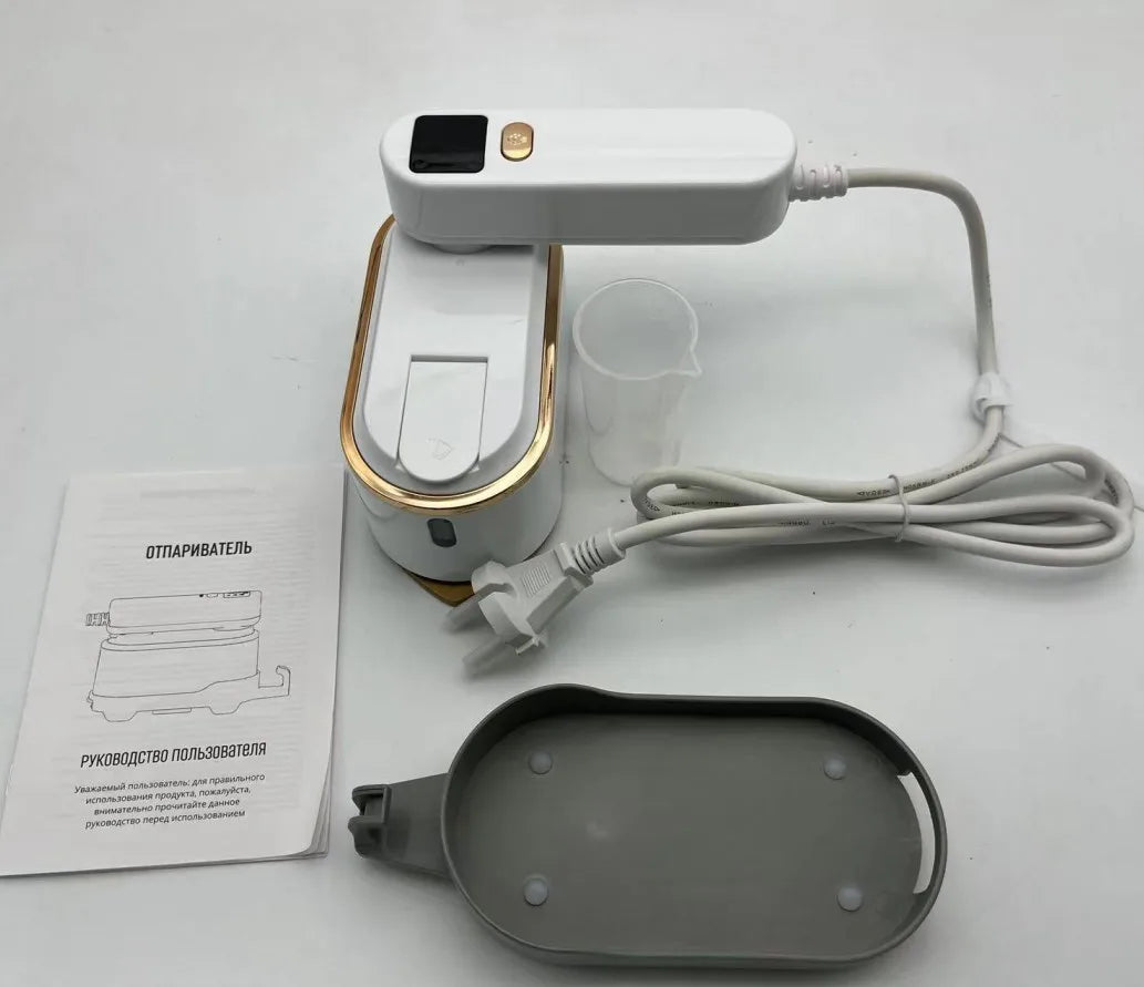 1200W 150ML Portable Steam Iron Garment Steamer for Clothes with Three Gears Steam&180 Degree Rotated Handle&Digital Display